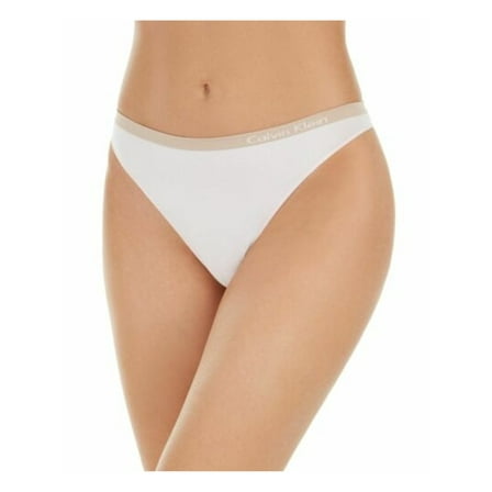 CALVIN KLEIN Intimates Pink Solid Everyday Thong Size: S