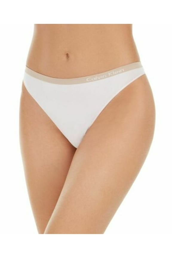 Intimates Pink Solid Everyday Thong Size: S