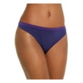 thumbnail image 1 of CALVIN KLEIN Intimates Purple Solid Romantic Thong Size: XL, 1 of 1
