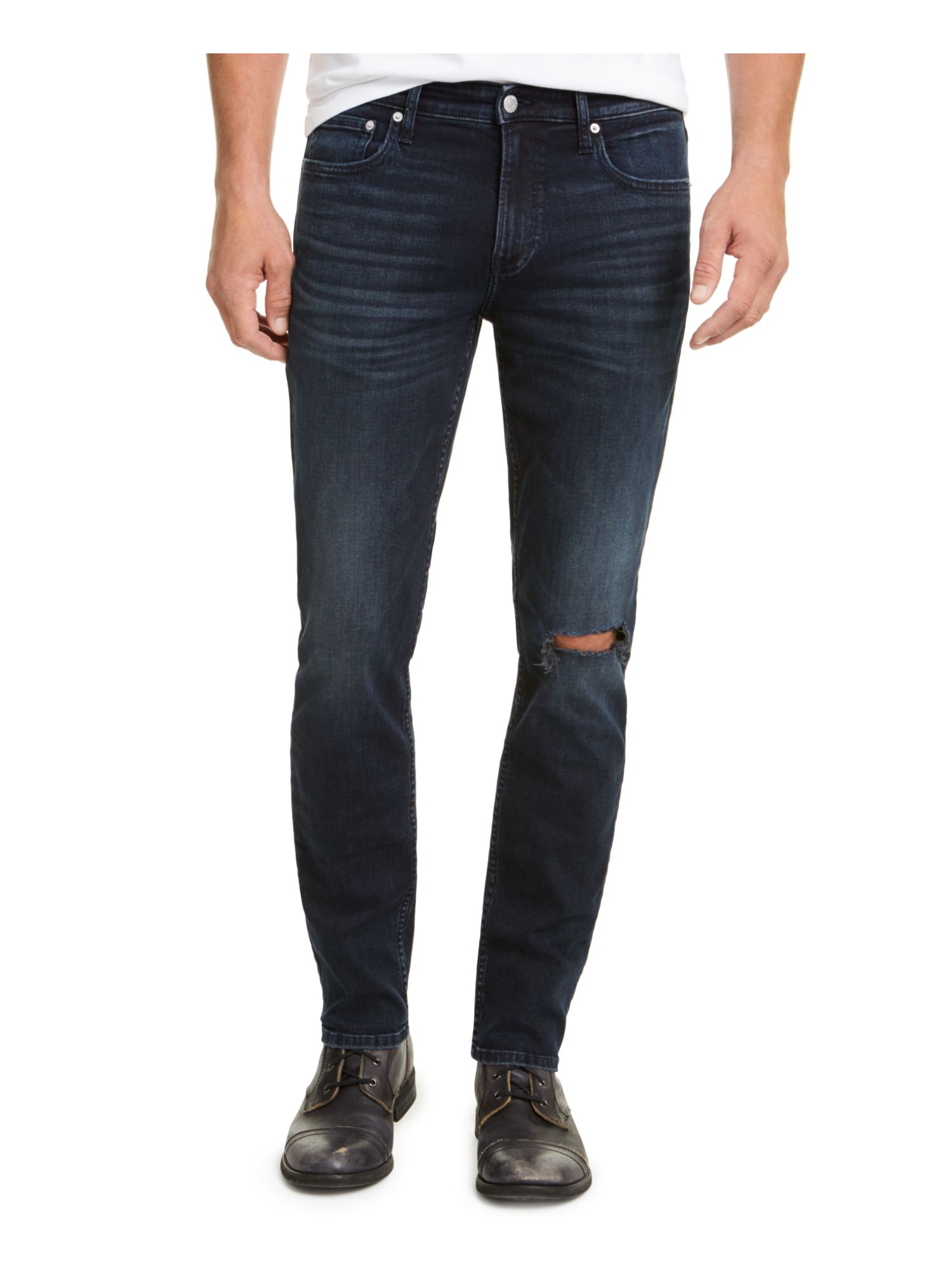 CALVIN KLEIN Mens Black Heather Jeans W40/ L32 - Walmart.com