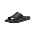 thumbnail image 1 of CALVIN KLEIN Mens Black Padded Goring Ethan Round Toe Wedge Slip On Slide Sandals Shoes 10, 1 of 4
