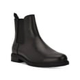 thumbnail image 1 of CALVIN KLEIN Mens Black Pull Tab Goring Cushioned Fenwick Round Toe Block Heel Chelsea 10, 1 of 4