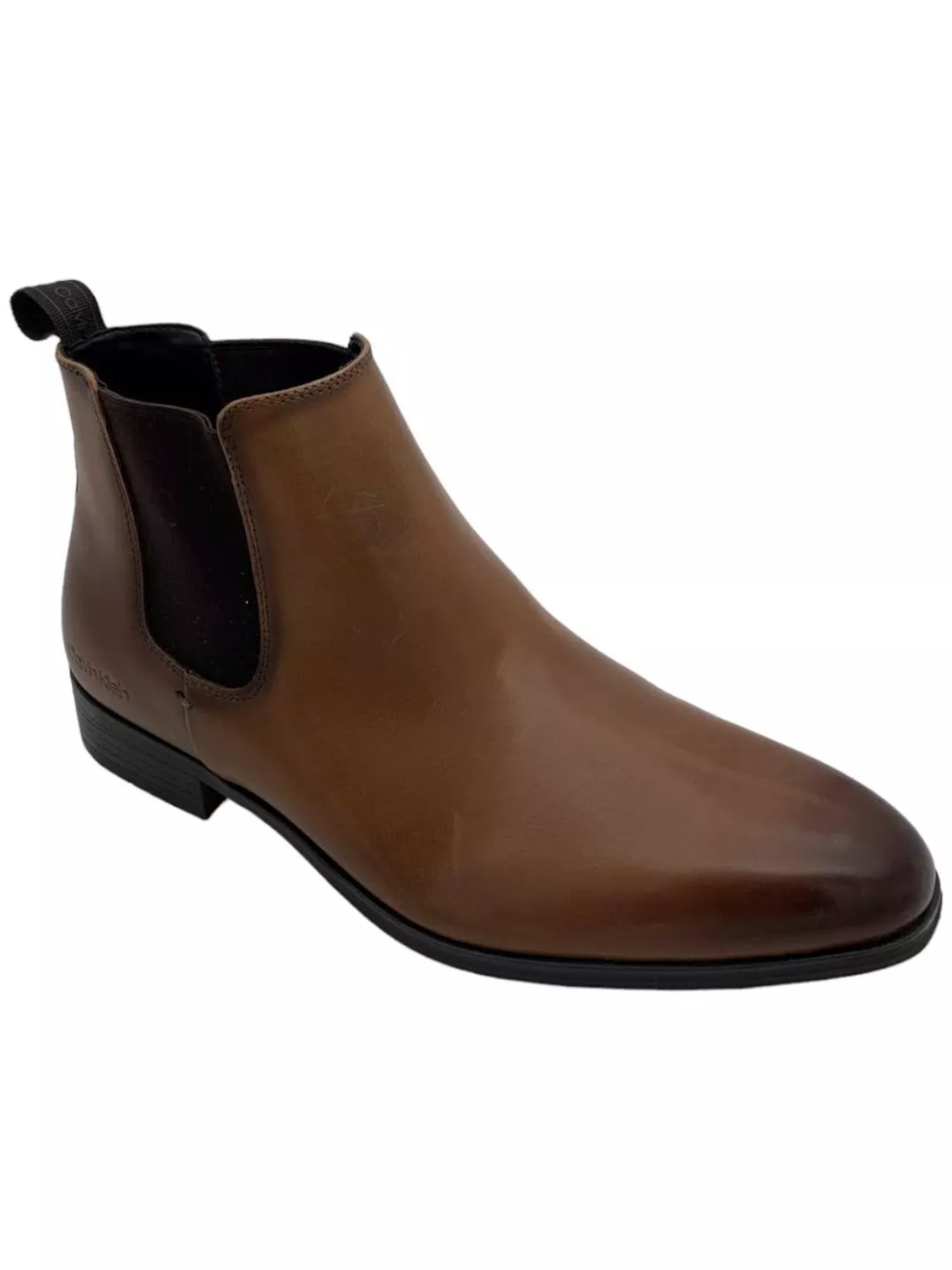 MADDEN Mens Brown Heel Pull-Tab Glixxo Round Toe Block Heel Combat Boots 11.5 MADDEN-Mens-Brown-Cushioned-  main image 2
