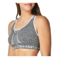 thumbnail image 1 of CALVIN KLEIN PERFORMANCE Intimates Gray Reversible Logo Band Medium Impact Sports Bra Plus 3X, 1 of 2