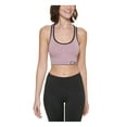 thumbnail image 1 of CALVIN KLEIN PERFORMANCE Intimates Purple Racerback Medium Impact Removable Cups Sports Bra S, 1 of 3