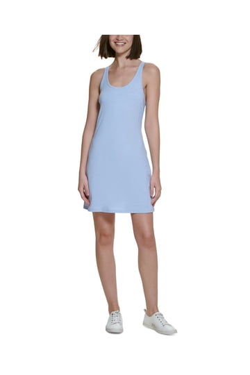 blue dress for baby girl Calvin Klein Rib Mini Dress main image 0