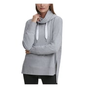 CALVIN KLEIN PERFORMANCE Womens Gray Heather Long Sleeve Hoodie Sweater M
