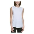 thumbnail image 1 of CALVIN KLEIN PERFORMANCE Womens White Moisture Wicking Sleeveless Scoop Neck Tank Top XXL, 1 of 3