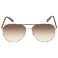 thumbnail image 1 of CALVIN KLEIN RETAIL CK19314S-717-60  Sunglasses Size 60mm 140mm 13mm gold Women NEW, 1 of 4