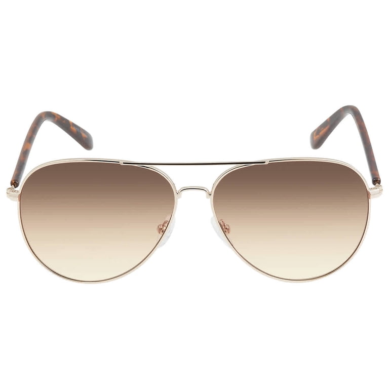 Calvin Klein Women\'s Sunglasses - Brown Gradient Lenses with Gold Frame Amazon.com: Calvin Klein Women main image 2