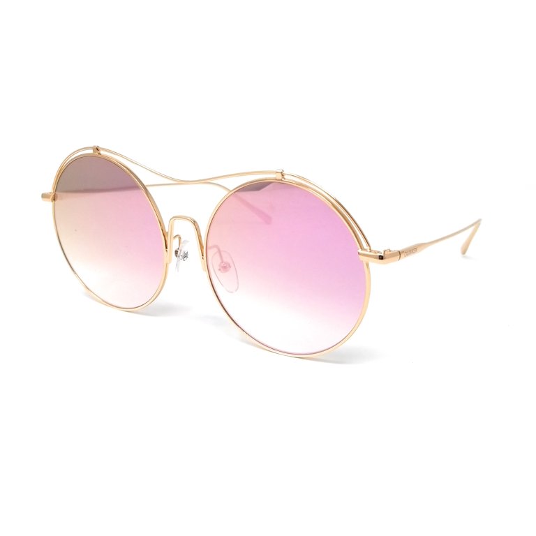 CALVIN KLEIN Sunglasses CK2161S 717 Shiny Rose Gold Round  display picture 3