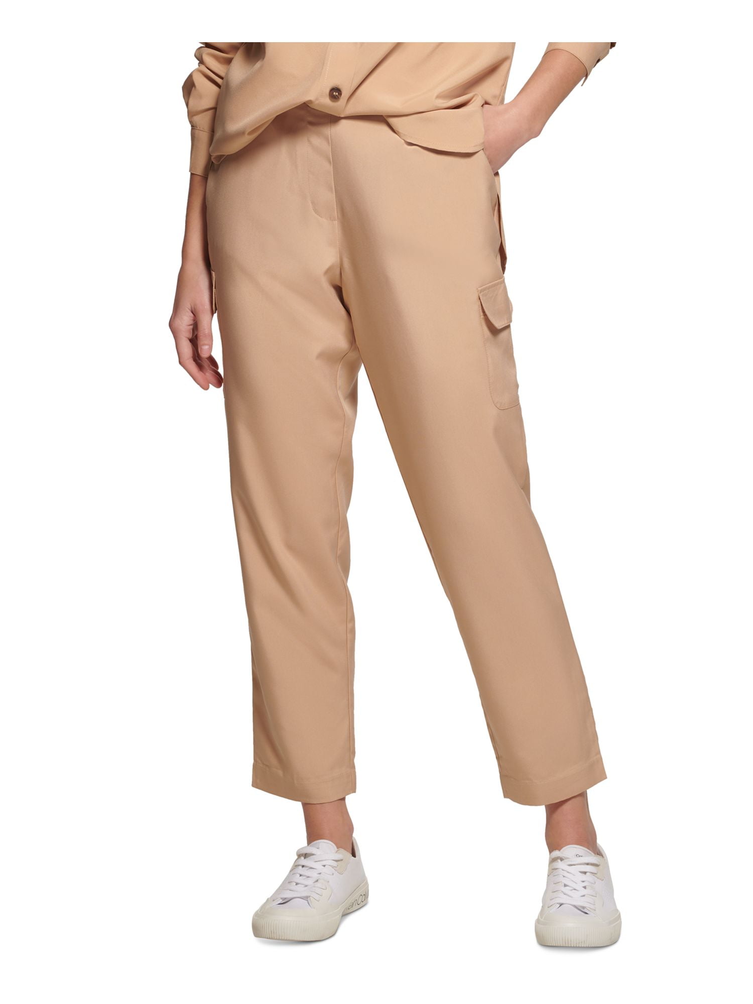 Calvin Klein Trousers - Parachute Pants - Whitecap Grey