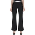 thumbnail image 1 of CALVIN KLEIN Womens Black Flare Pants Size: 14, 1 of 2
