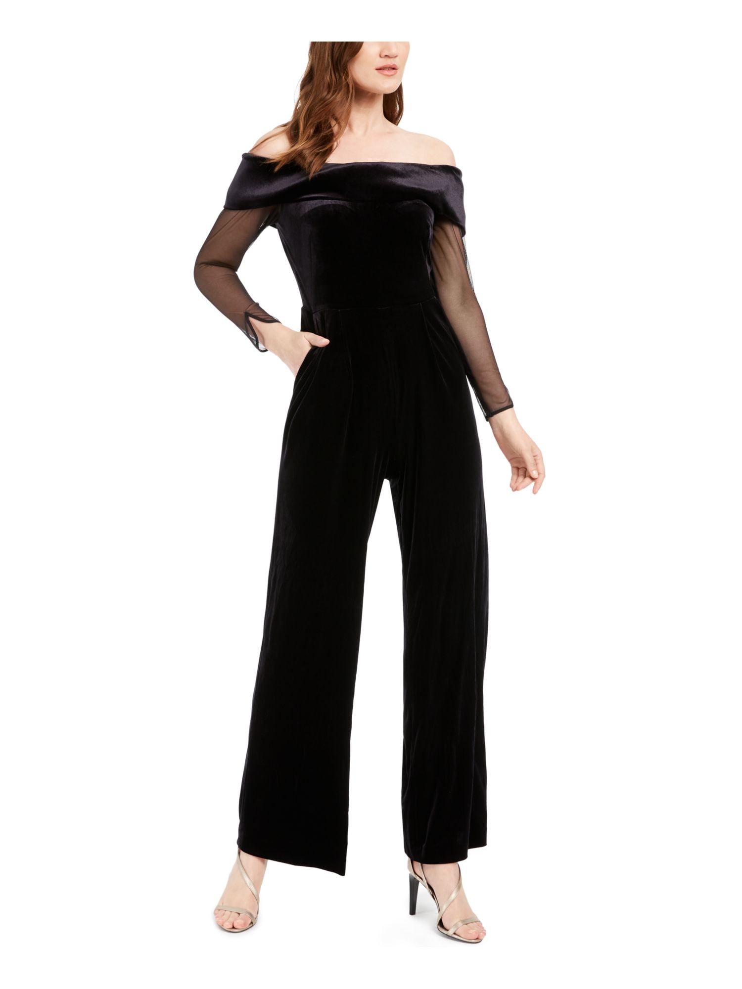 Calvin klein off shoulder jumpsuit Clearance