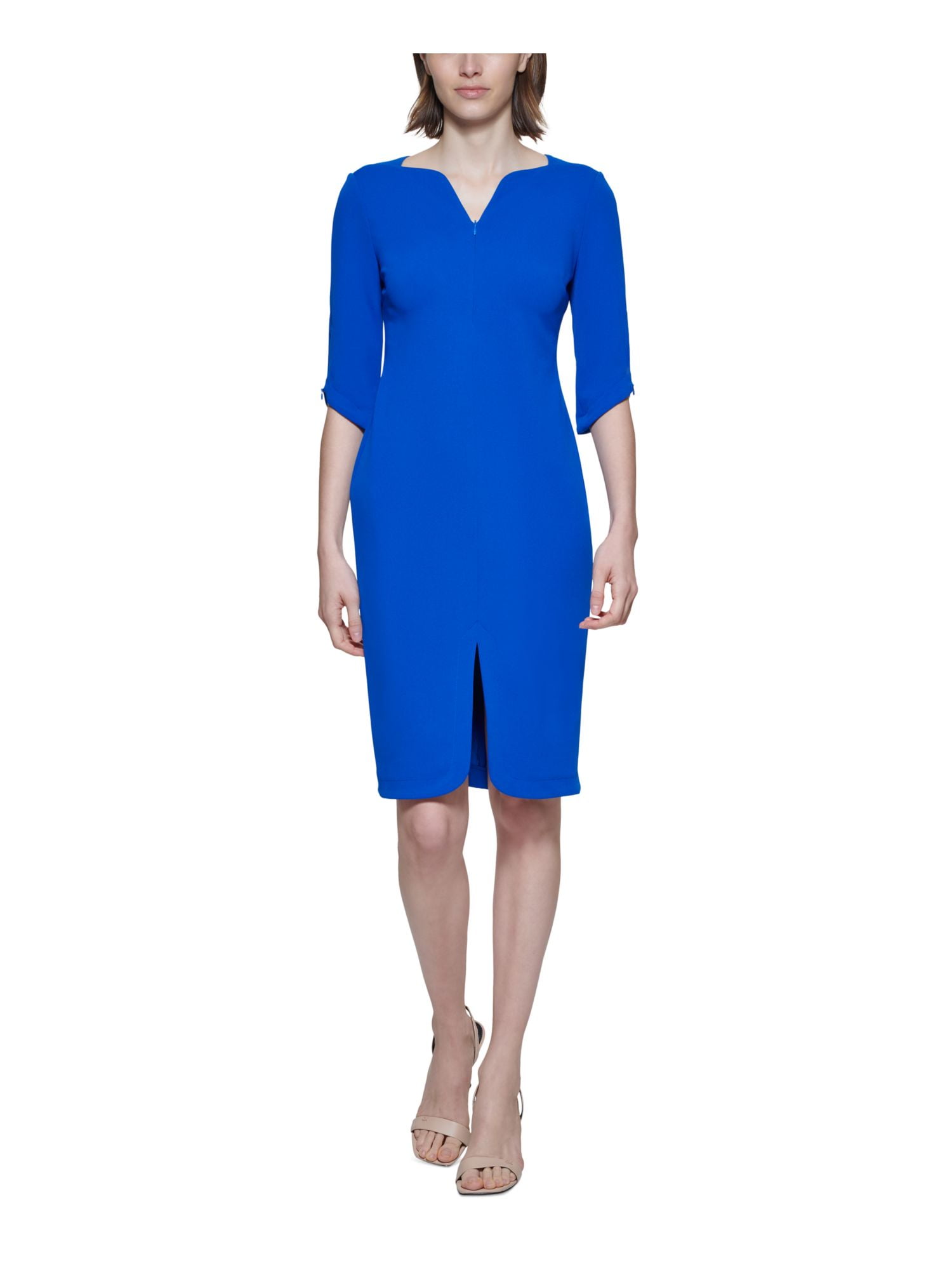 CALVIN KLEIN, Bright blue Women's Sheath Dress