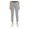 thumbnail image 1 of CALVIN KLEIN Womens Gray Pocketed Cropped Pants XS, 1 of 1