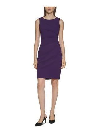 Calvin klein cheap eggplant dress