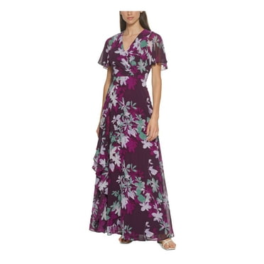 Calvin Klein Womens Jewel Neck Knee Length Midi Dress - Walmart.com