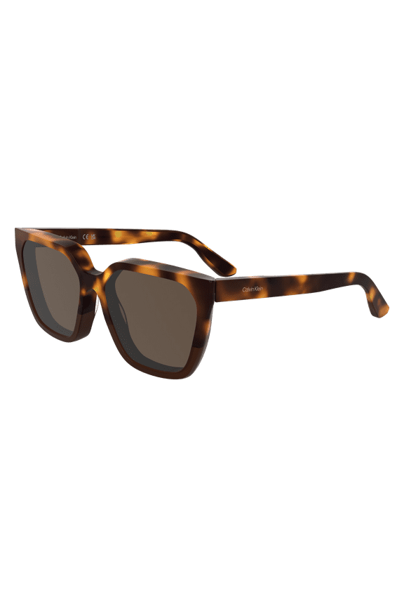 sunglasses CK25500S FEMALE 57/16/145 238 HAVANA/BROWN