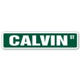 thumbnail image 1 of CALVIN Street Sign Childrens Name Room Sign | Indoor/Outdoor |  30" Wide, 1 of 5