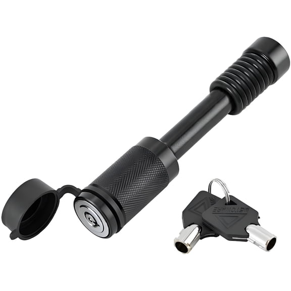 CALVORA 2026 New Locking Hitch Pin for 2 Inch Receiver 5/8 Hitch Locking Pin Class V,Iv,Iii Anodized Black Finish with Moisture Locking Seal Lock Your Cargo Hitch,Bike Rack Bars,Or Trailer