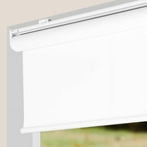 CALYX INTERIORS Blackout Roller Shades, Thermal Insulating Blinds, Cordless, 22"W x 60"H, White