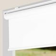 thumbnail image 1 of CALYX INTERIORS Blackout Roller Shades, Thermal Insulating Blinds, Cordless, 28.5"W x 60"H, White, 1 of 6