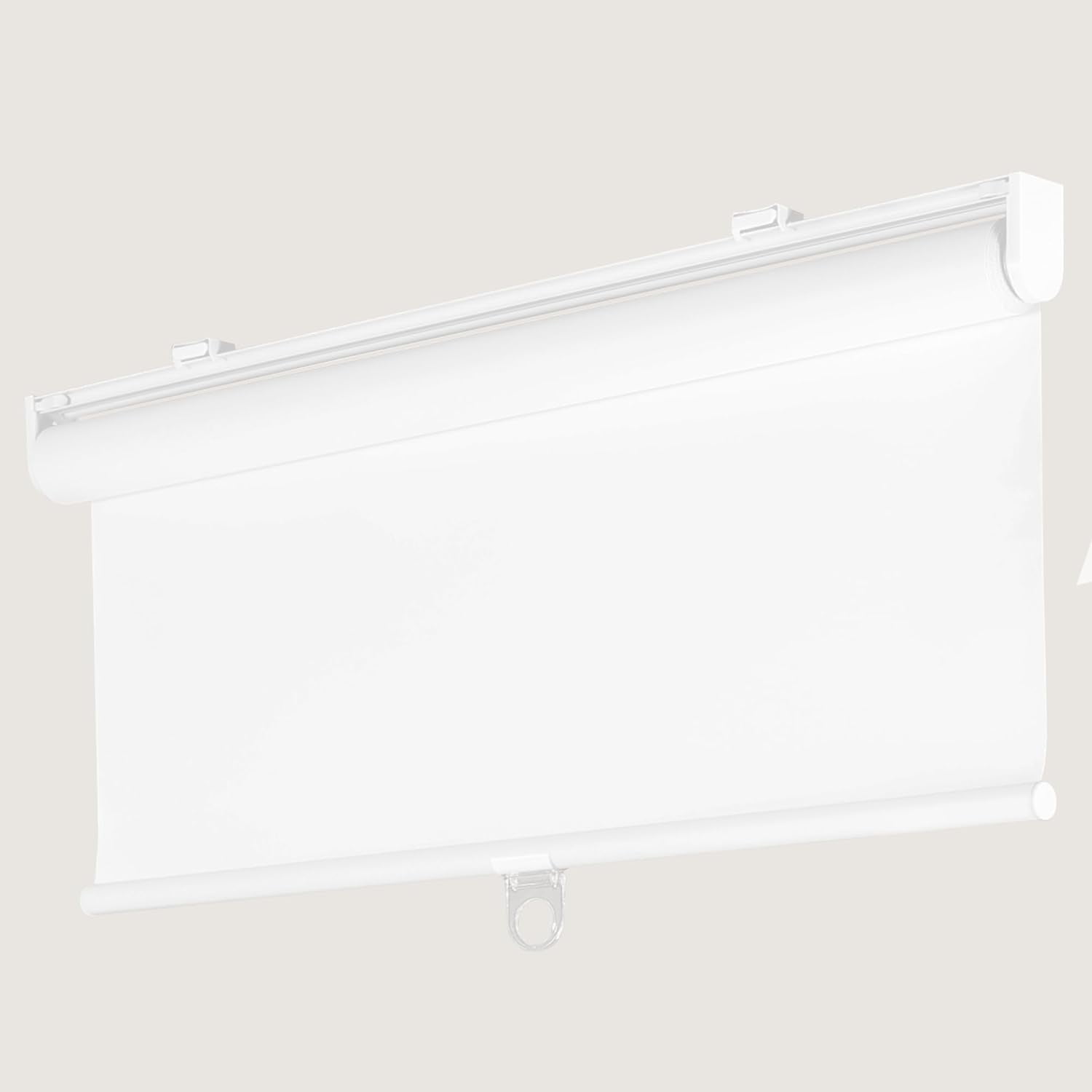 White Cordless Blackout Roller Shade 34"W x 60"H