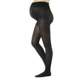 thumbnail image 1 of CALZITALY 2 Pairs Maternity Tights | Pregnancy Opaque Pantyhose | 40 DEN | S M L XL | Black, Blue | Made In Italy, 1 of 5