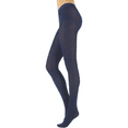 thumbnail image 1 of CALZITALY - Wool Tights for Winter - Tights for Women - Women's Tights - 150 DEN Sheer Tights (S, Blue), 1 of 4