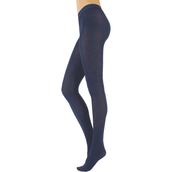 CALZITALY - Wool Tights for Winter - Tights for Women - Women's Tights - 150 DEN Sheer Tights (S, Blue)