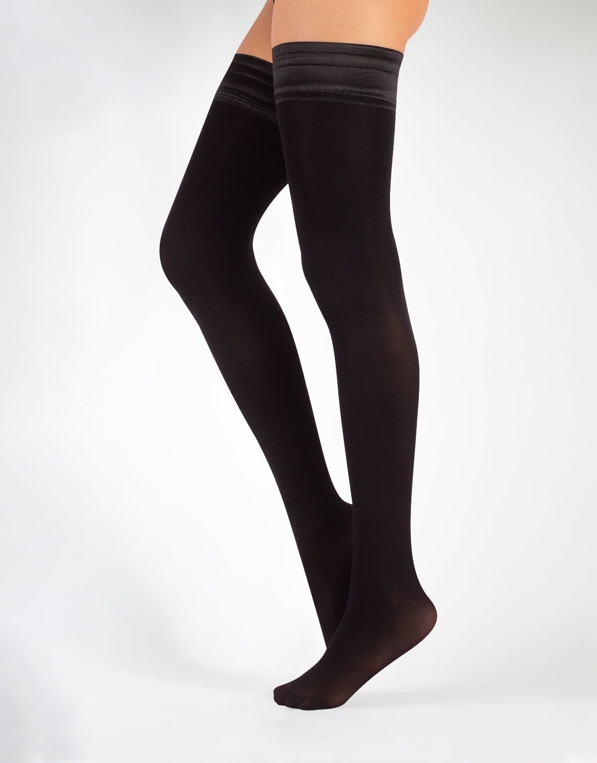Nur Die 3-delige set: panty's Ultra ondoorzichtigzwart - 80 denier