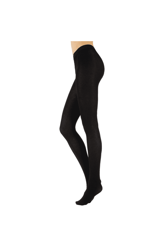 Wool Tights for Winter Pantyhose for Women Control Top Tights for Women Women's Tights 150 DEN Sheer Tights (XL, Black)