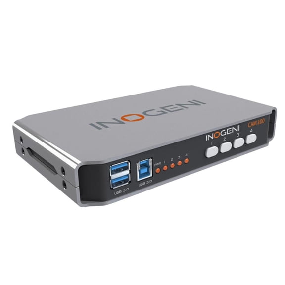 INOGENI CAM 300 4:1 HDMI and USB 2.0 Camera Selector with Smooth Video Switch, HDMI and USB 3.0 Output