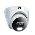 thumbnail image 1 of Night Owl Add On Wired IP 4MP Deterrence Dome Camera with 2-Way Audio - White, 1 of 1