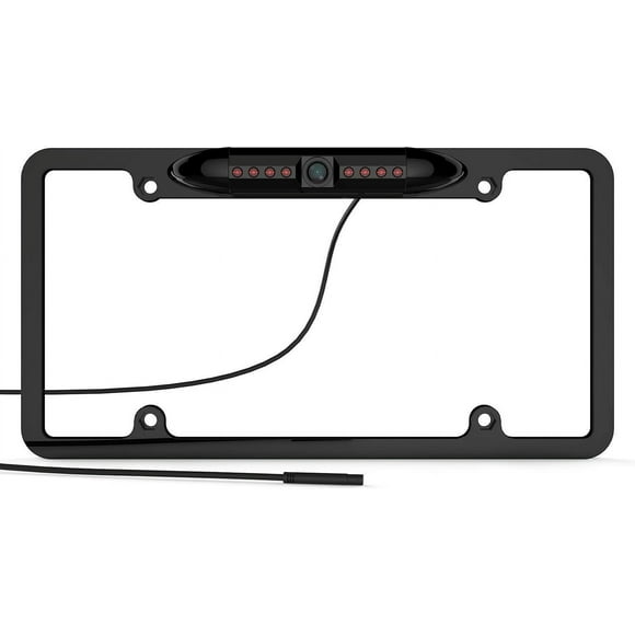 CAM105 Backup Camera License Plate HD Night Vision Rear View 170° Angle Waterproof Compatible with Alpine Car Radio X009-GM2 ILX-107 ILX-207 iLX-F409 iLX-F409 ILX-F509 ILX-W650 ILX-W650 INE-W960