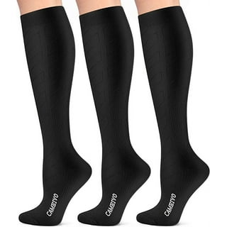 30-40 mmhg Relief Support Socks Compression Running Travel Knee Leg ...