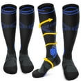 thumbnail image 1 of CAMBIVO Compression Socks for Men and Women, 2 Pairs Knee-High Support Stockings 15-20 mmHg for Nurses, Running, Travel, 1 of 7