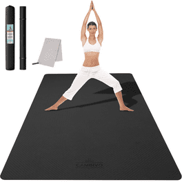 BalanceFrom Fitness 71 x 24 Anti Tear Yoga Mat w Strap Knee Pad Blocks Walmart