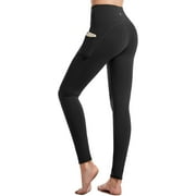 CAMBIVO Yoga Pants for Women, High Waisted Workout Leggings with Pockets
