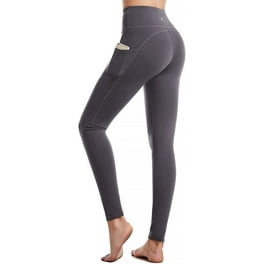 Reebok Women's High-Waisted Yoga Pants with Pockets, 28 Inseam