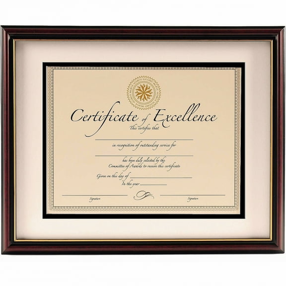 CAMBRIDGE Document Frame 11x14 8one-half inchx11 by DAX Intercraft - 8.5x11