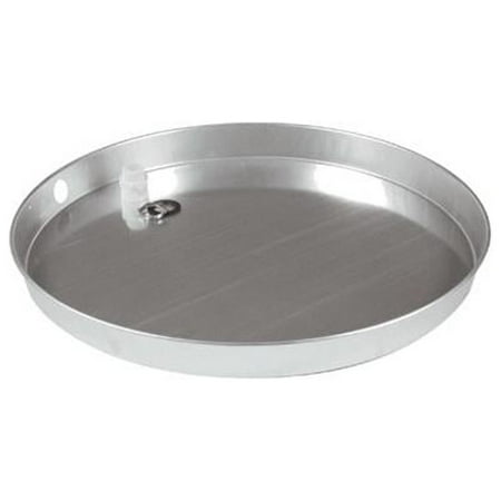 Camco USA 20800 Recyclable Drain Pan, Aluminum, For: Gas or Electric Water Heaters, 20 in ID x 2-1/4 in D