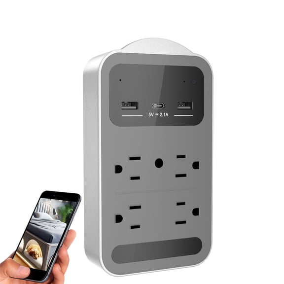CAMDUCK 4K Wireless Security Camera Charger, Indoor Monitoring Camera with Motion Detection and HD Recording