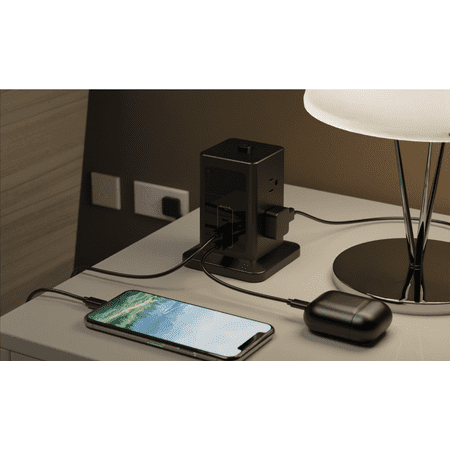 CAMDUCK 4K X7 160°Indoor Home Security Cameras for Baby/Elder/Dog/Pet Camera ,Black