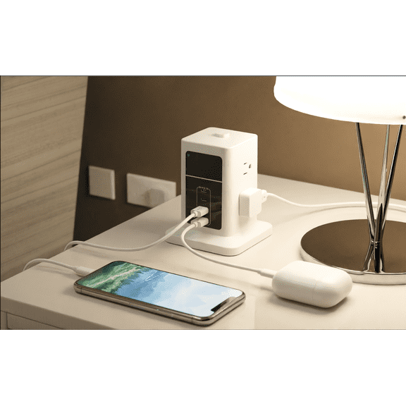 CAMDUCK 4K X7 160Indoor Home Security Cameras for Baby/Elder/Dog/Pet Camera ,White