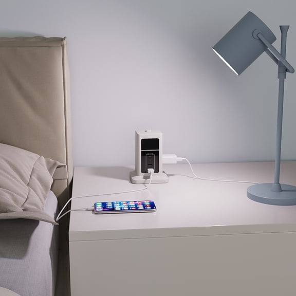 CAMDUCK 4K X7 160Indoor Home Security Cameras for Baby/Elder/Dog/Pet Camera ,White