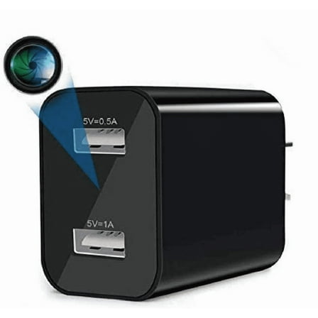 CAMDUCK Mini 1080P Camera Charger - Wireless Camera - WiFi Tiny USB Charger Camera, Small Nanny Cam for Indoor Home Security