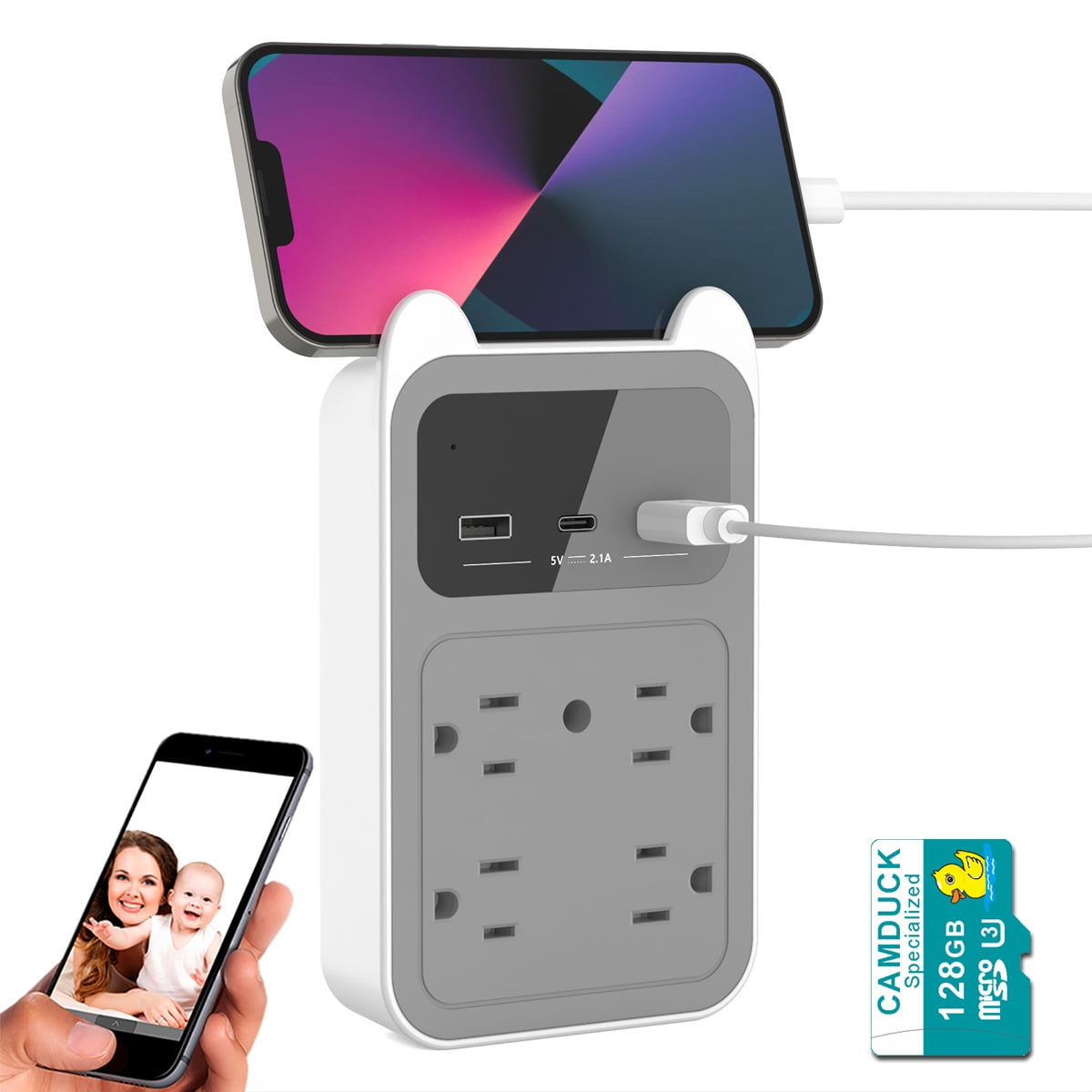 SuperCam® - Verborgen camera - Beveiligingscamera - Wifi - Draadloze