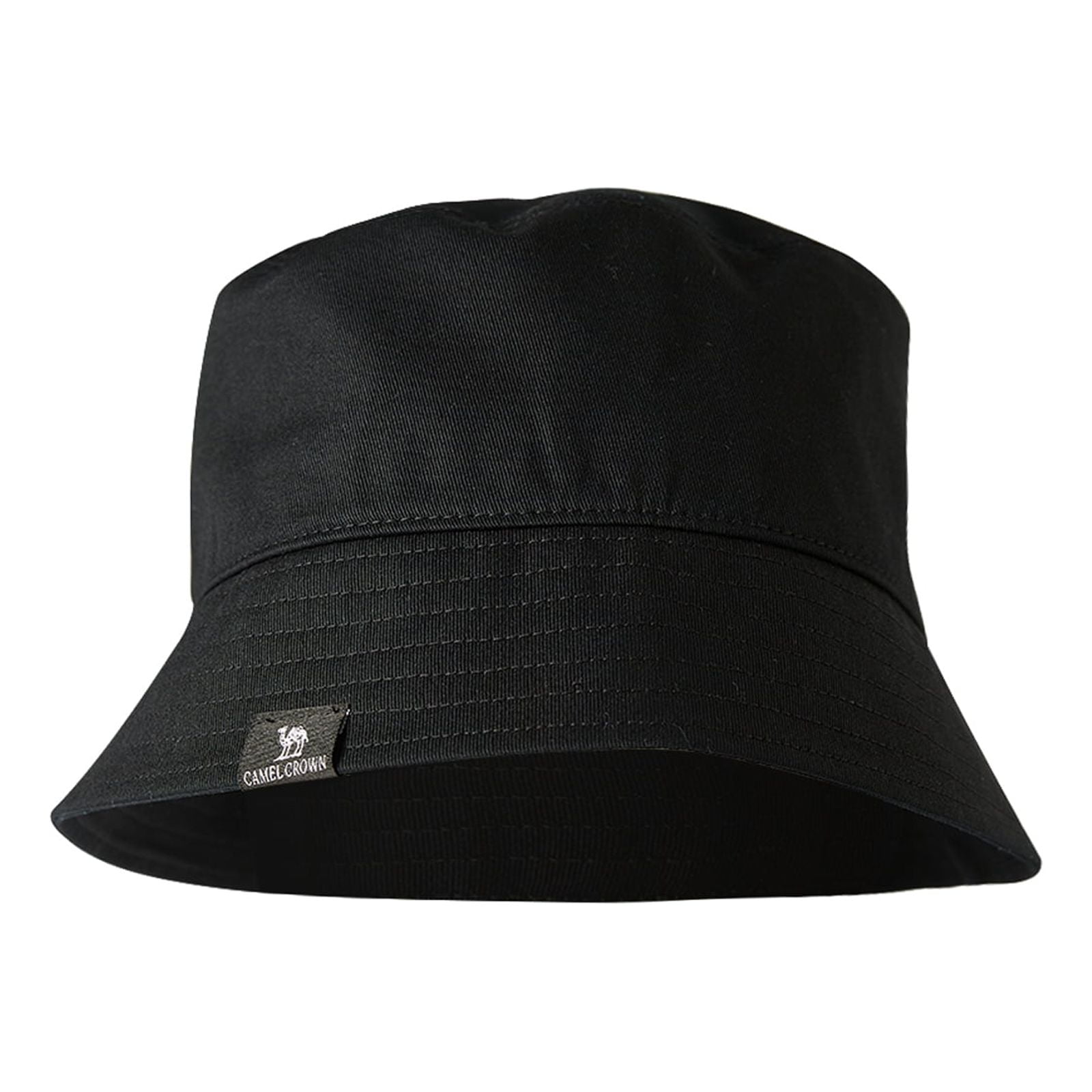 CAMEL CROWN 100 Cotton Bucket Hat for Women and Men Packable Travel
